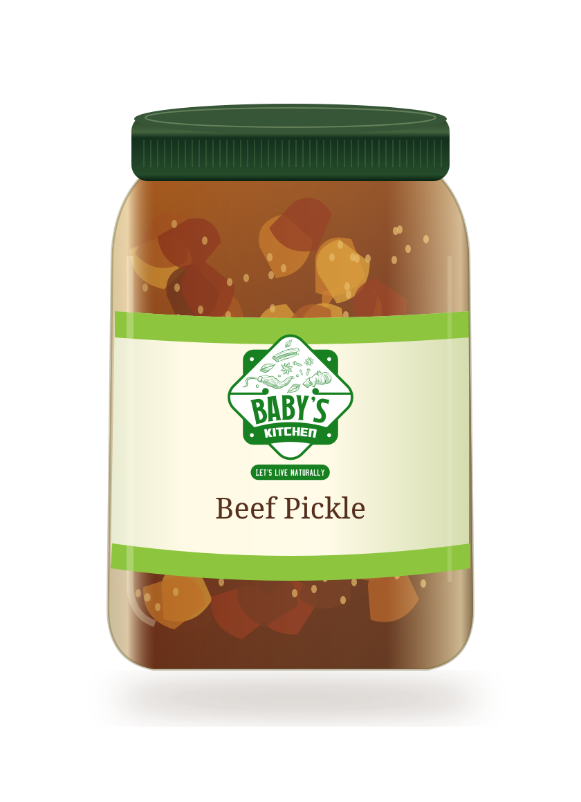 Illustrative placeholder for Baby’s Kitchen Beef Pickle