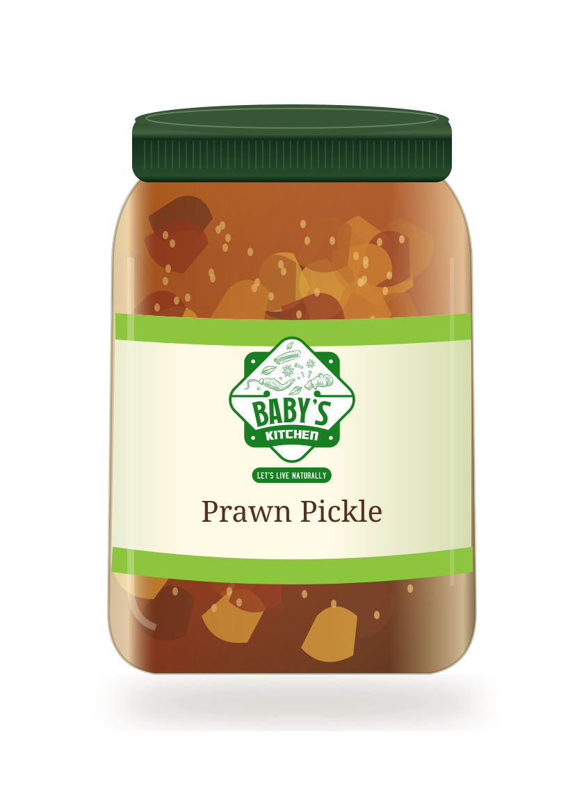 Illustrative placeholder for Baby’s Kitchen Prawn Pickle